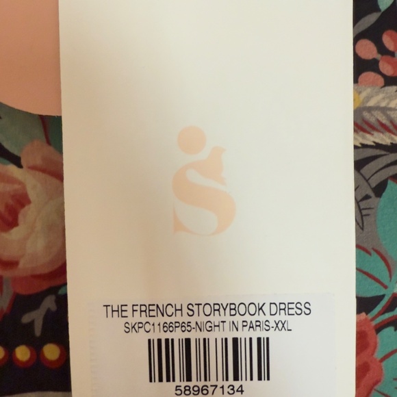 Selkie Night in Paris French Storybook Dress XXL NWT - Picture 3 of 12